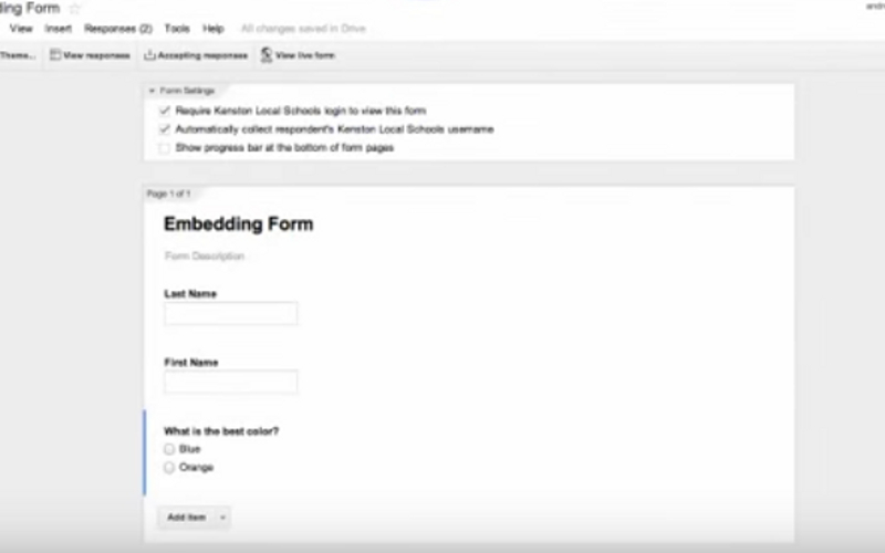 How to Embed a Google Form in Wordpress
